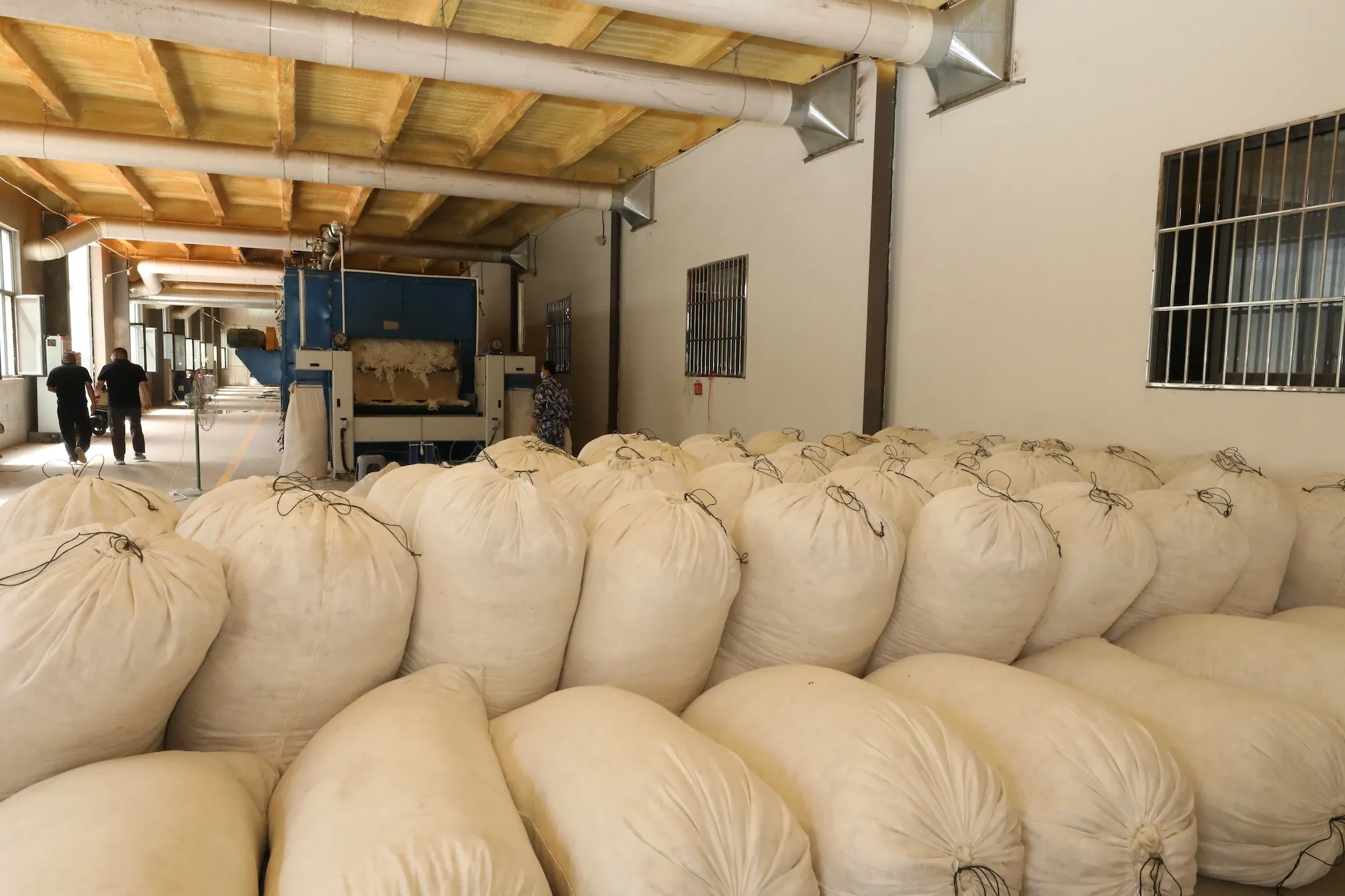 Dehairing Facility fiber processing