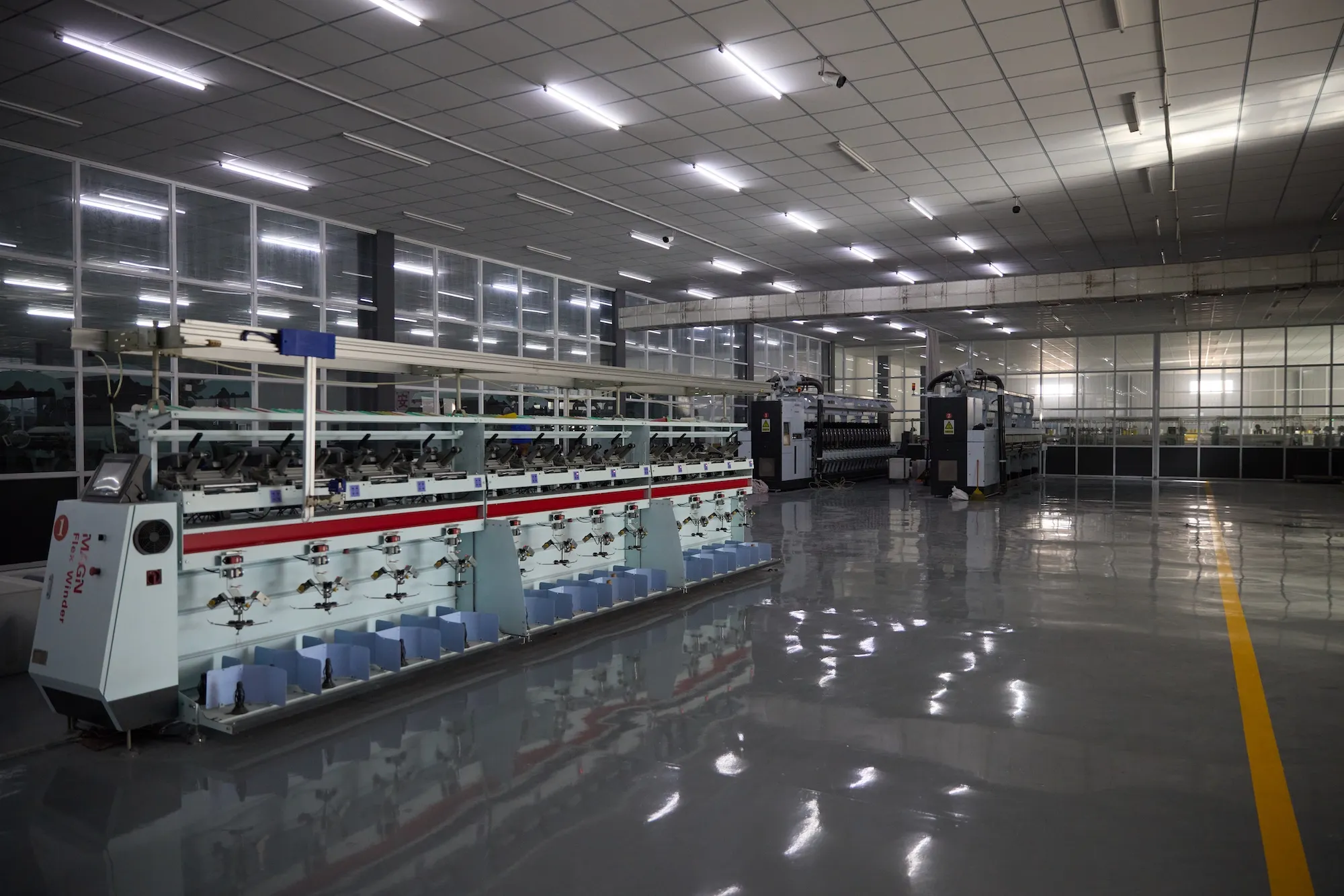 Spinning Facility yarn production