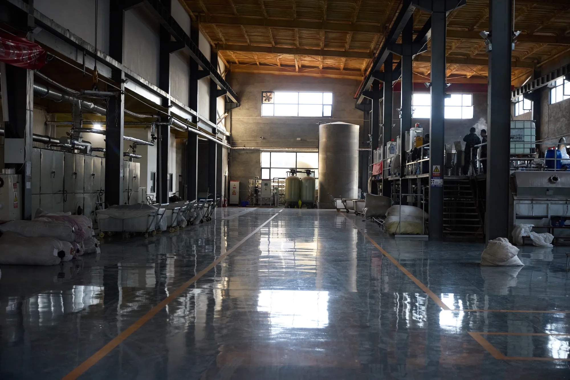 Spinning Facility yarn production
